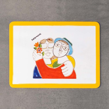 sicilian placemat fish de simone pottery folk lovers sicilian placemat fish de simone pottery folk lovers